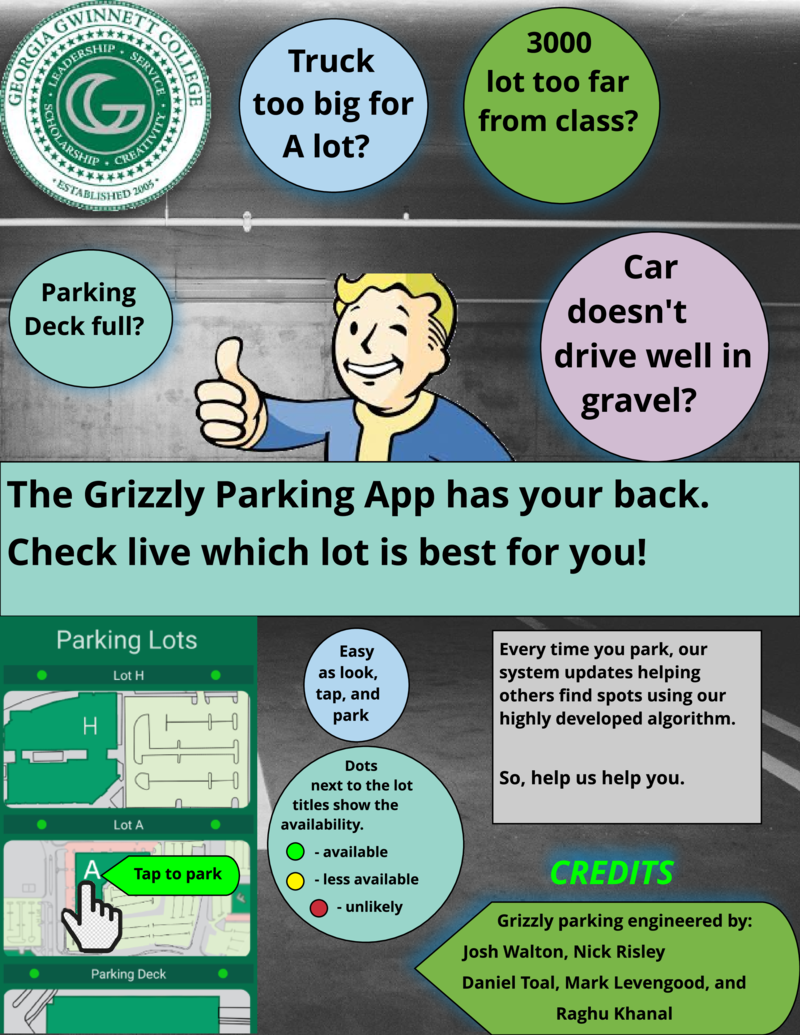 Grizzly Parking App